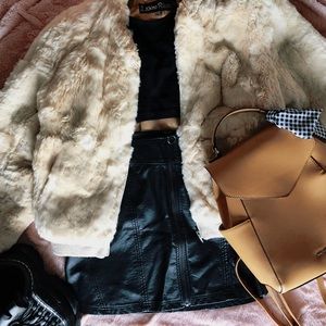 🧸 VINTAGE 70S 🧸 Dino Ricco *Real* Fur Coat